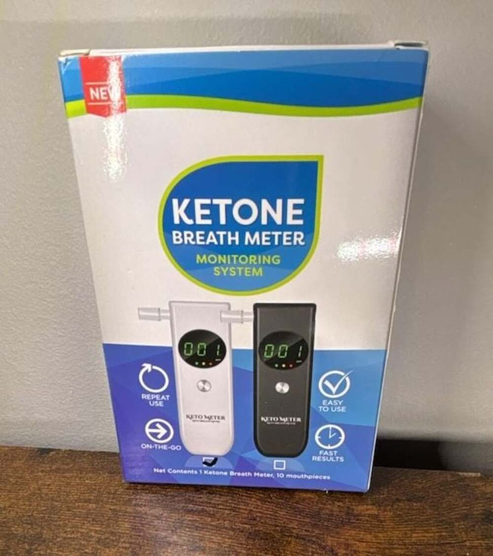 Ketone Breath Meter Monitoring System with 10 Mouthpieces